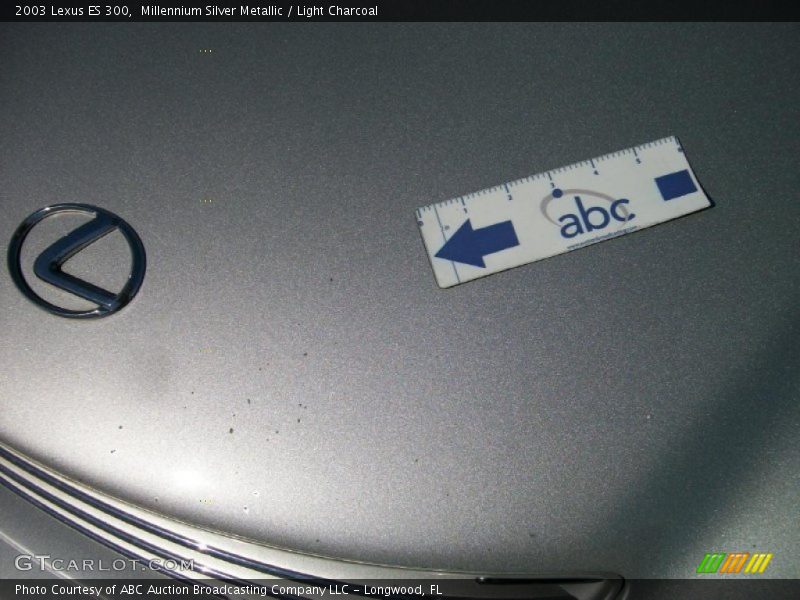 Millennium Silver Metallic / Light Charcoal 2003 Lexus ES 300