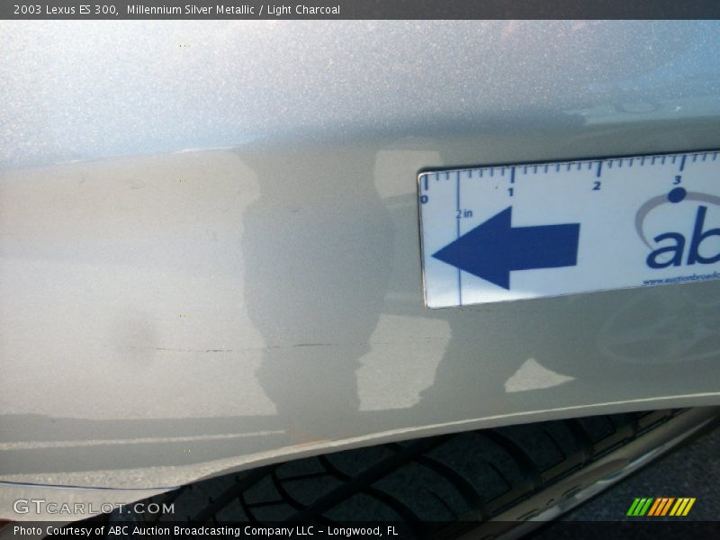 Millennium Silver Metallic / Light Charcoal 2003 Lexus ES 300