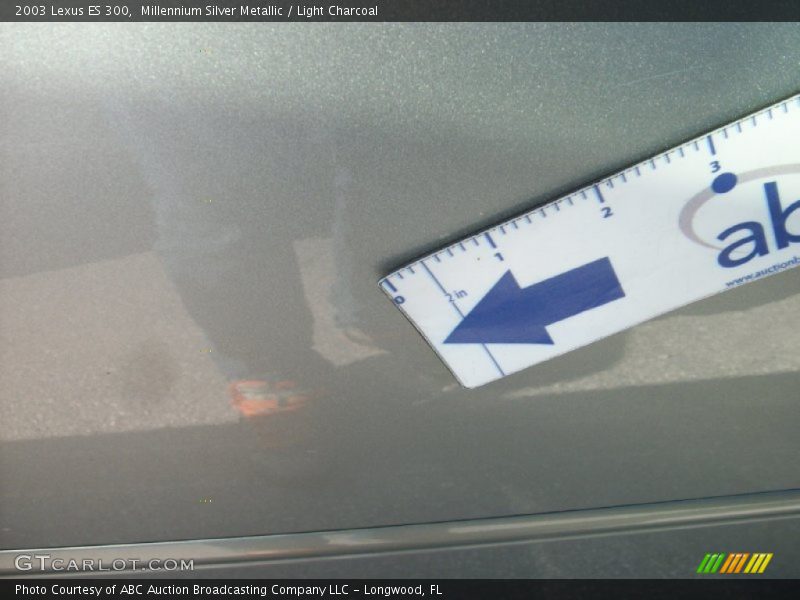 Millennium Silver Metallic / Light Charcoal 2003 Lexus ES 300