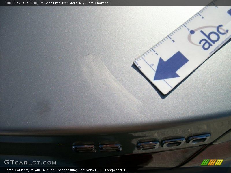 Millennium Silver Metallic / Light Charcoal 2003 Lexus ES 300