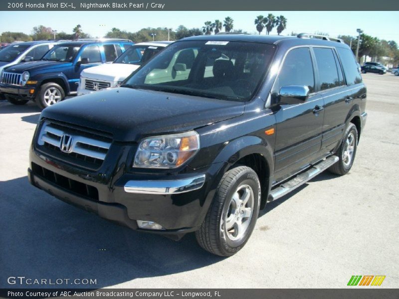 Nighthawk Black Pearl / Gray 2006 Honda Pilot EX-L
