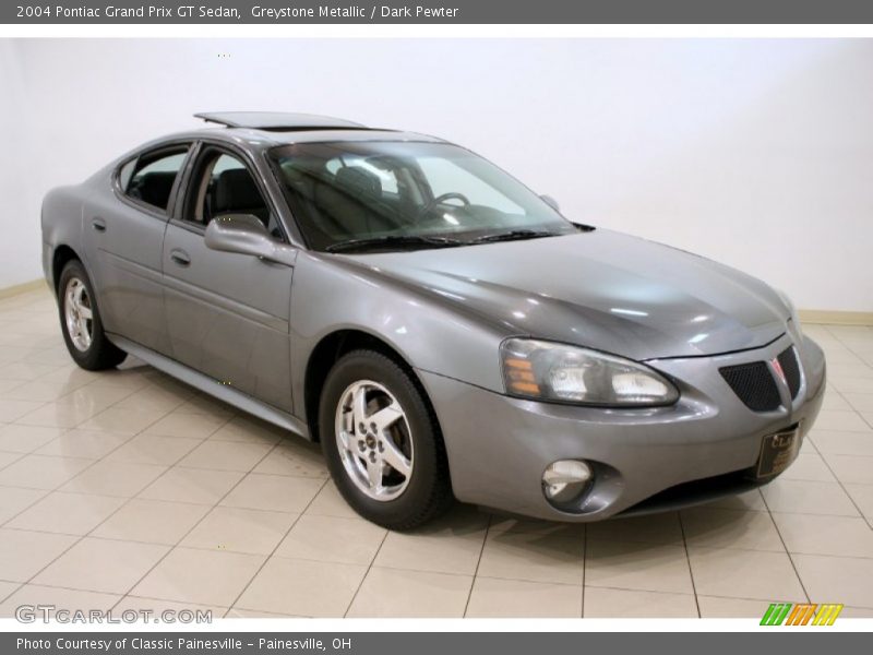 Greystone Metallic / Dark Pewter 2004 Pontiac Grand Prix GT Sedan