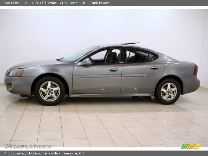 Greystone Metallic / Dark Pewter 2004 Pontiac Grand Prix GT Sedan