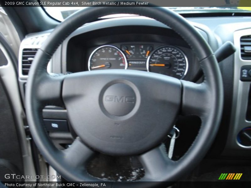  2009 Canyon SLE Regular Cab 4x4 Steering Wheel