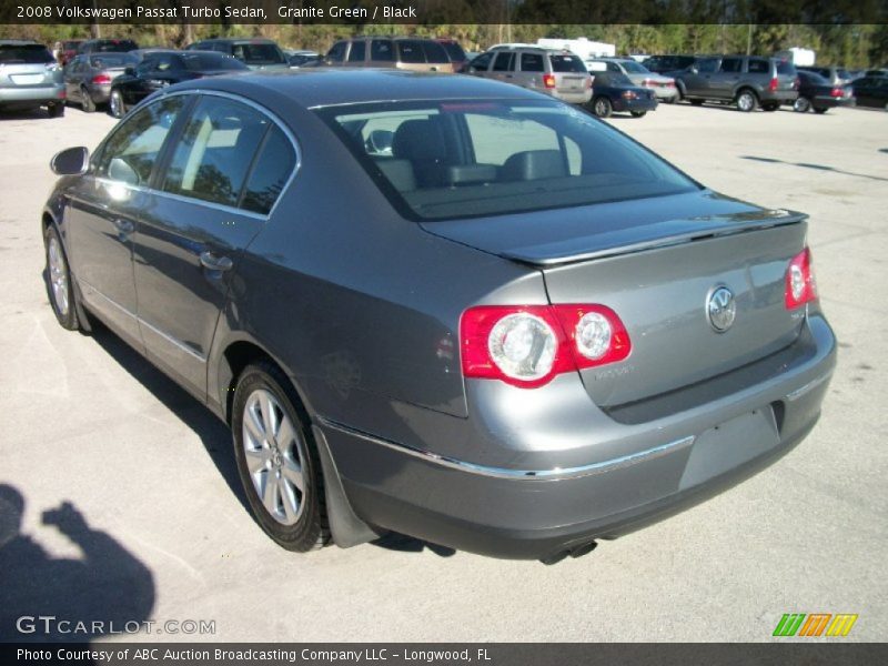 Granite Green / Black 2008 Volkswagen Passat Turbo Sedan