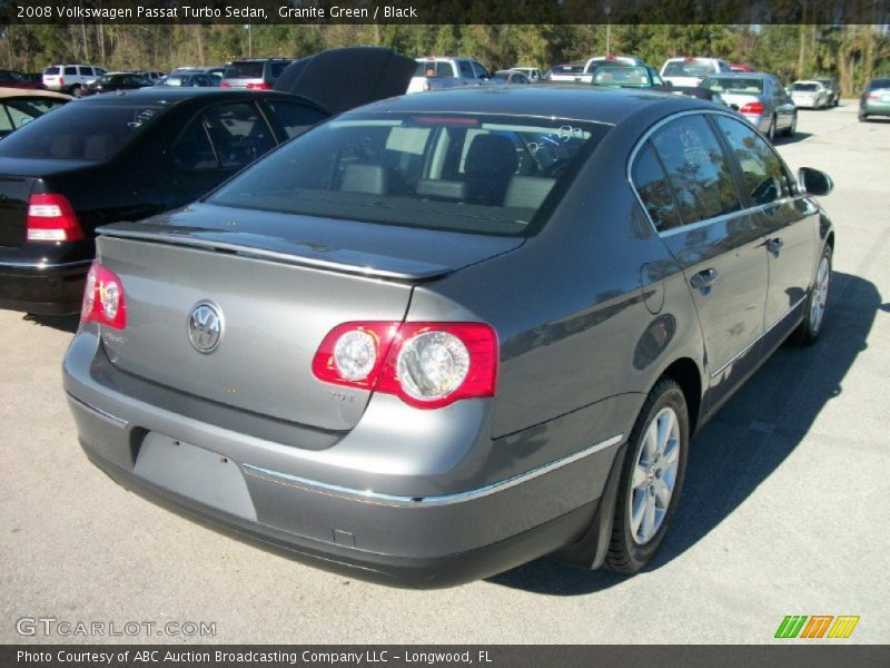 Granite Green / Black 2008 Volkswagen Passat Turbo Sedan