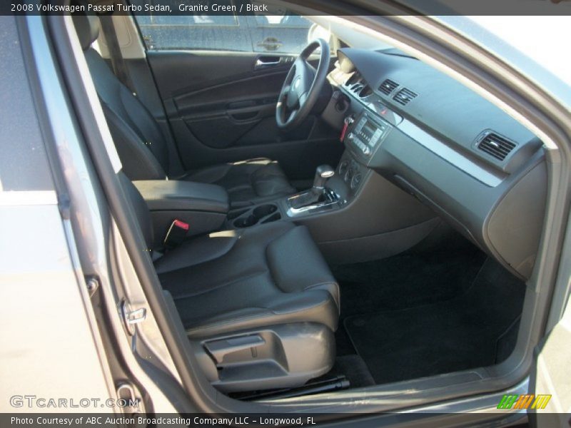 Granite Green / Black 2008 Volkswagen Passat Turbo Sedan