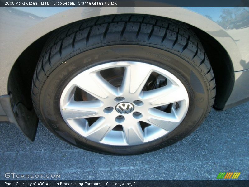 Granite Green / Black 2008 Volkswagen Passat Turbo Sedan