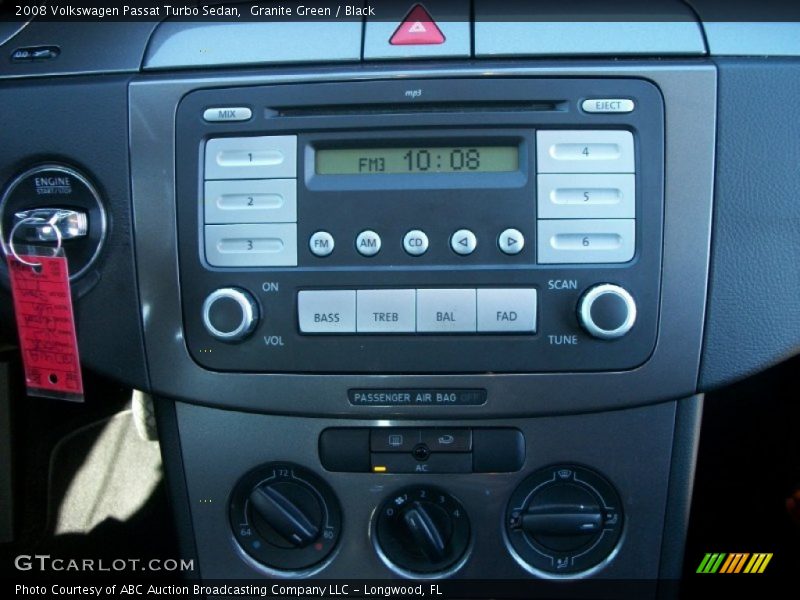 Granite Green / Black 2008 Volkswagen Passat Turbo Sedan