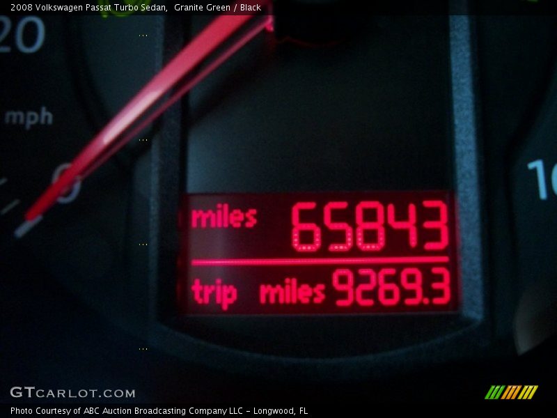 Granite Green / Black 2008 Volkswagen Passat Turbo Sedan