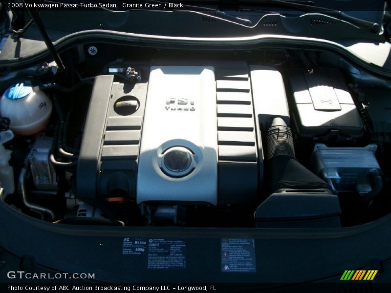 Granite Green / Black 2008 Volkswagen Passat Turbo Sedan