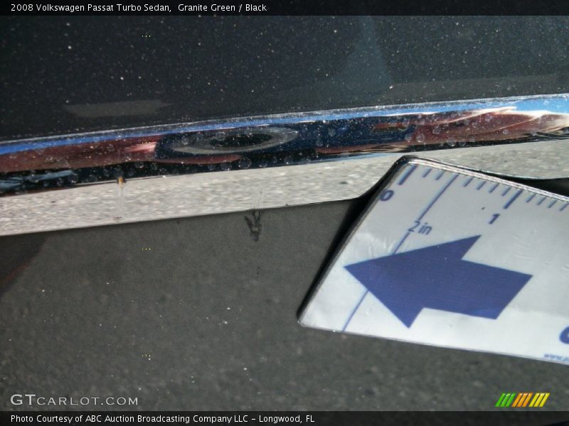 Granite Green / Black 2008 Volkswagen Passat Turbo Sedan