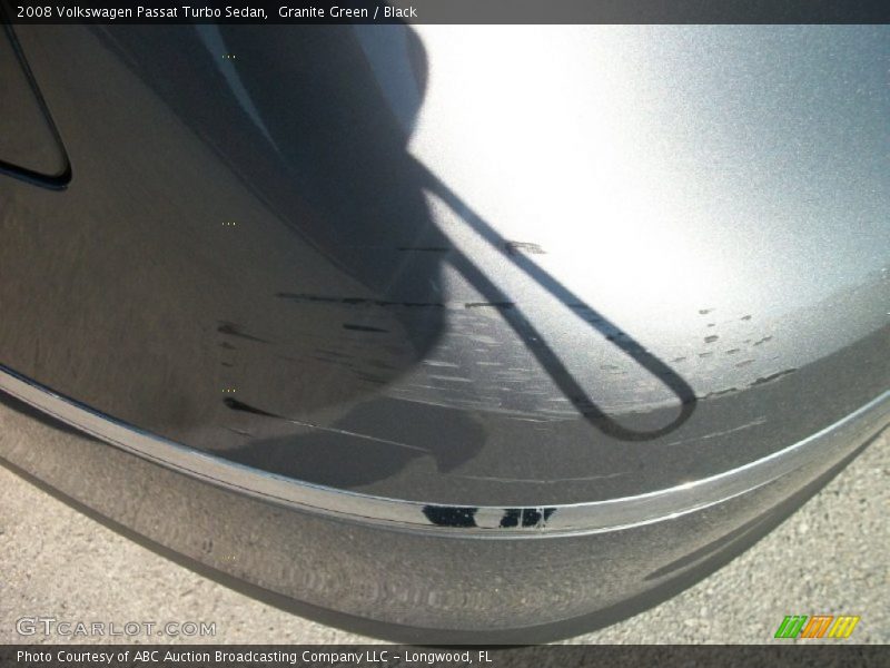 Granite Green / Black 2008 Volkswagen Passat Turbo Sedan