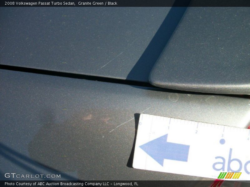Granite Green / Black 2008 Volkswagen Passat Turbo Sedan