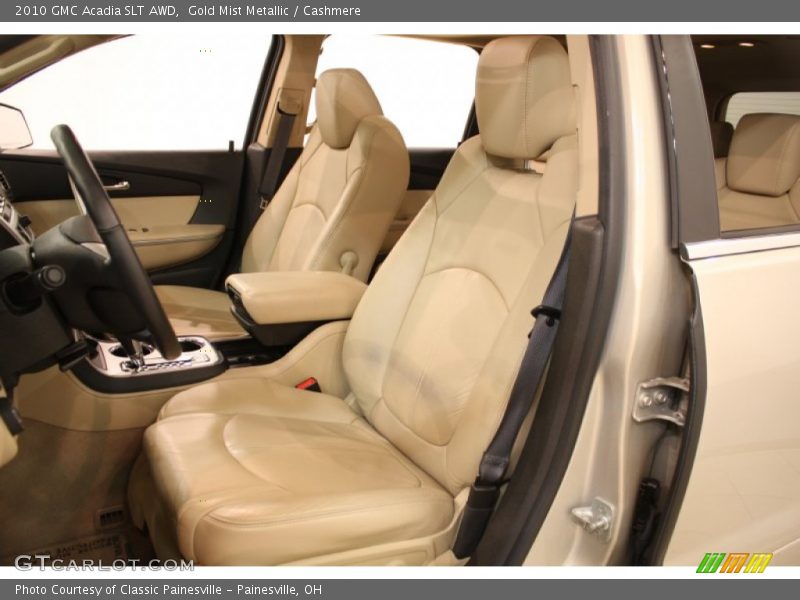 Gold Mist Metallic / Cashmere 2010 GMC Acadia SLT AWD