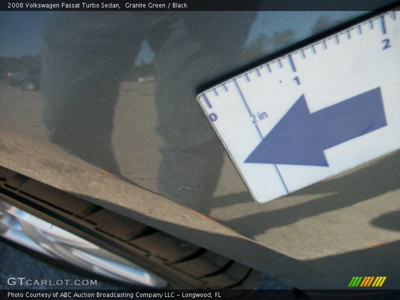 Granite Green / Black 2008 Volkswagen Passat Turbo Sedan