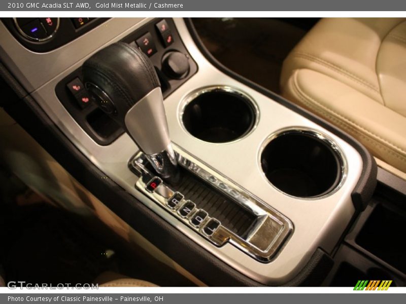 Gold Mist Metallic / Cashmere 2010 GMC Acadia SLT AWD