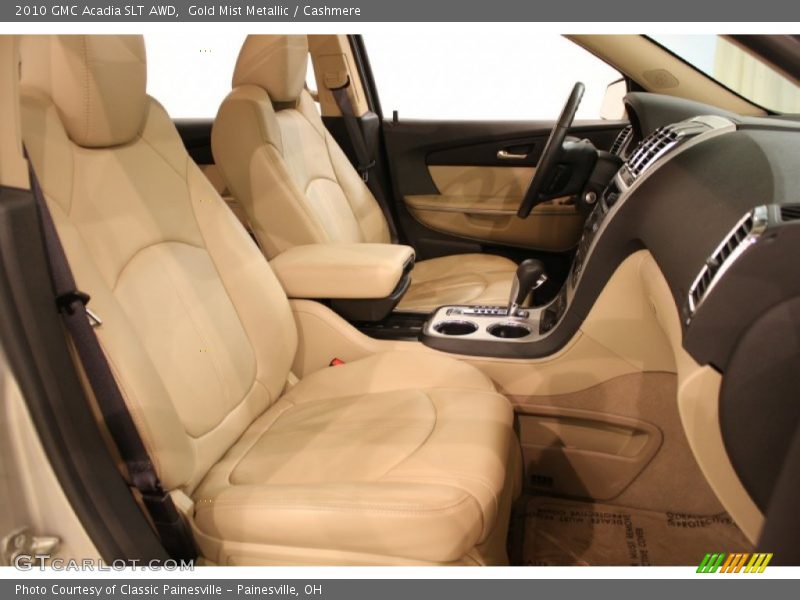 Gold Mist Metallic / Cashmere 2010 GMC Acadia SLT AWD