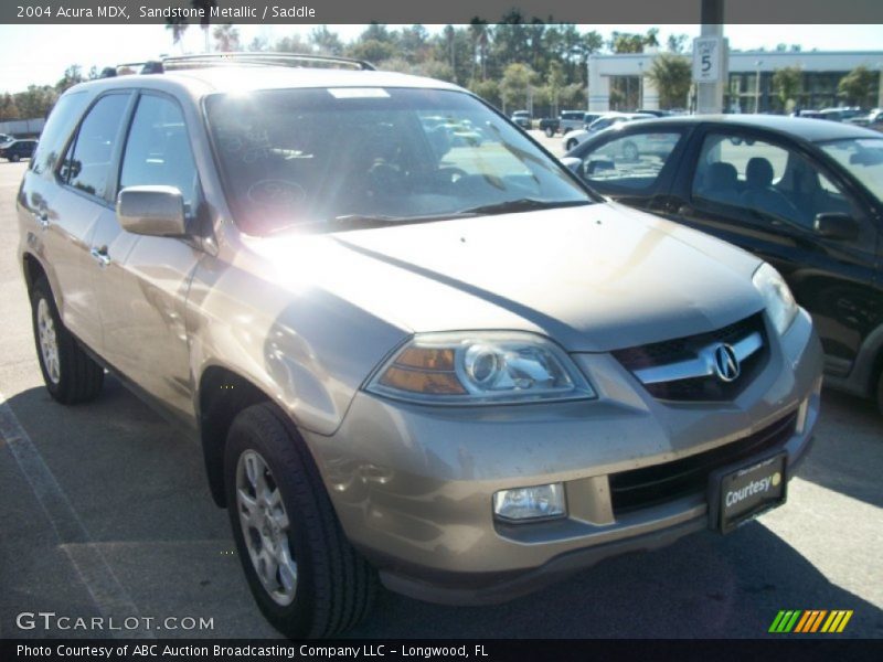 Sandstone Metallic / Saddle 2004 Acura MDX