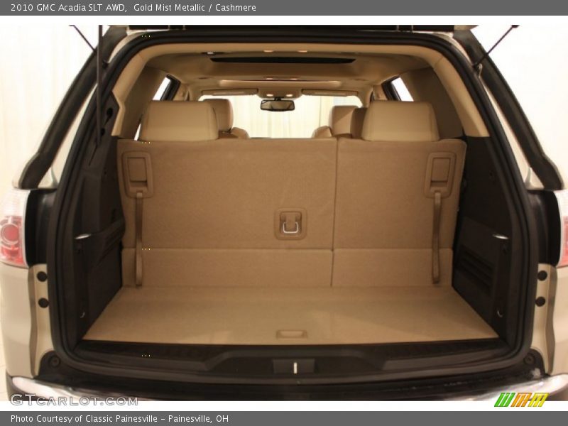Gold Mist Metallic / Cashmere 2010 GMC Acadia SLT AWD