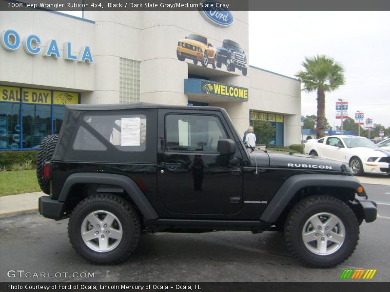 Black / Dark Slate Gray/Medium Slate Gray 2008 Jeep Wrangler Rubicon 4x4