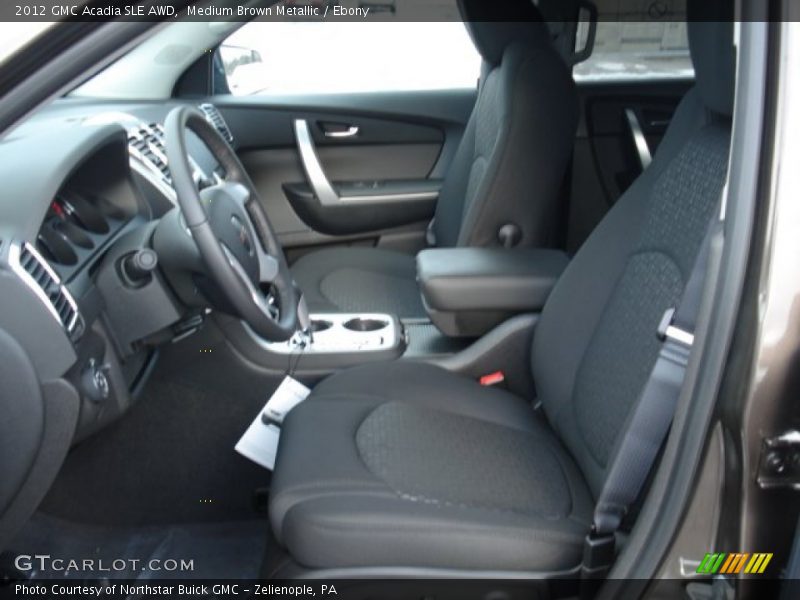 Medium Brown Metallic / Ebony 2012 GMC Acadia SLE AWD