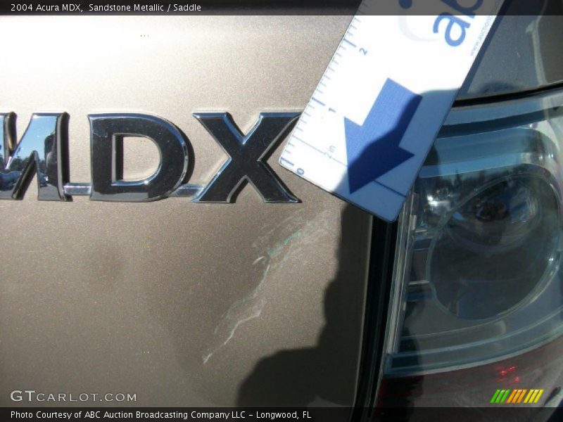 Sandstone Metallic / Saddle 2004 Acura MDX