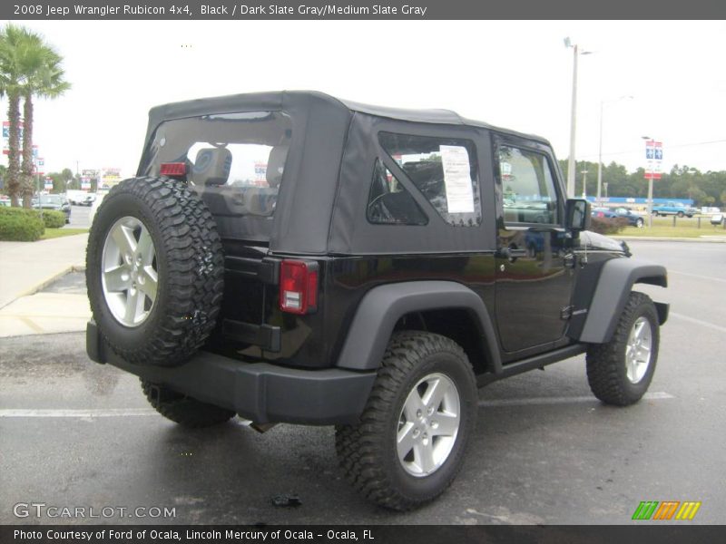 Black / Dark Slate Gray/Medium Slate Gray 2008 Jeep Wrangler Rubicon 4x4