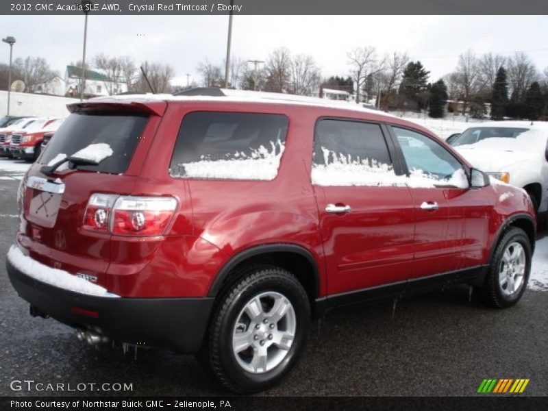 Crystal Red Tintcoat / Ebony 2012 GMC Acadia SLE AWD