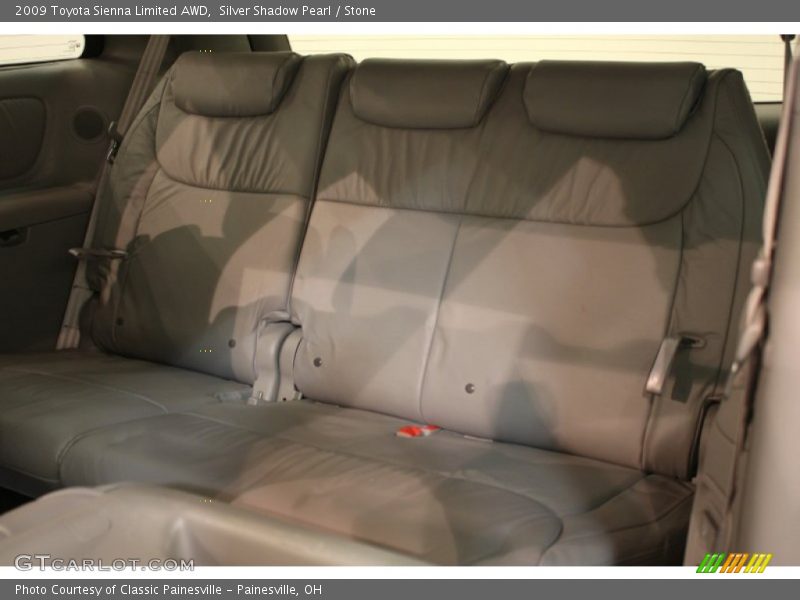 Silver Shadow Pearl / Stone 2009 Toyota Sienna Limited AWD