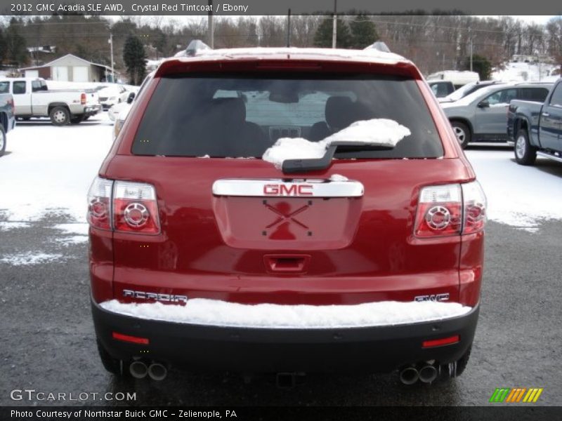 Crystal Red Tintcoat / Ebony 2012 GMC Acadia SLE AWD