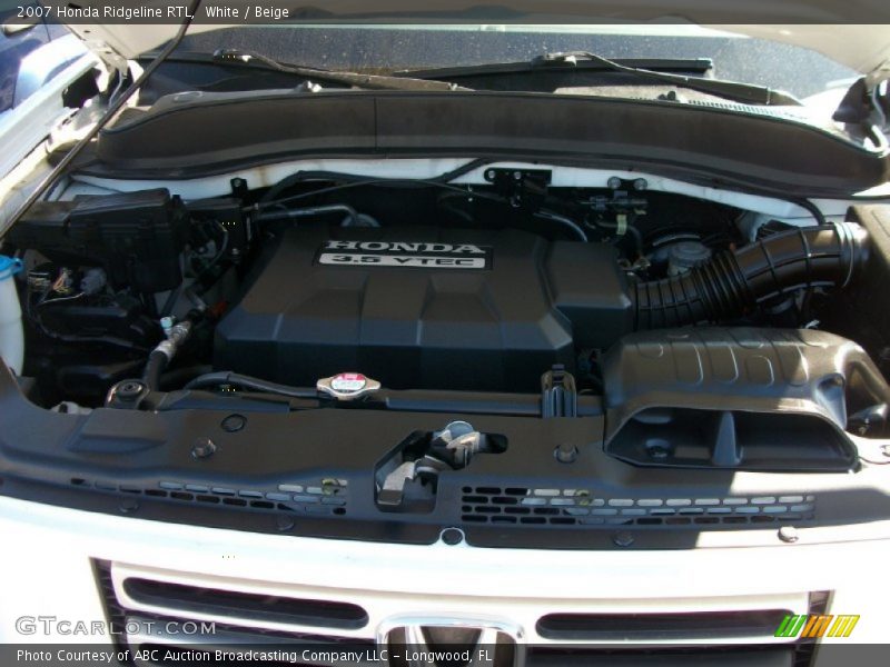 White / Beige 2007 Honda Ridgeline RTL