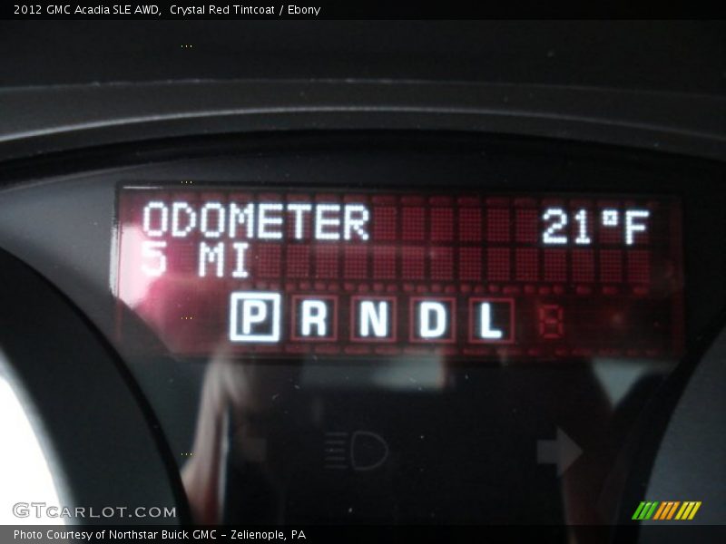 Crystal Red Tintcoat / Ebony 2012 GMC Acadia SLE AWD