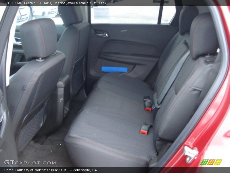 Merlot Jewel Metallic / Jet Black 2012 GMC Terrain SLE AWD
