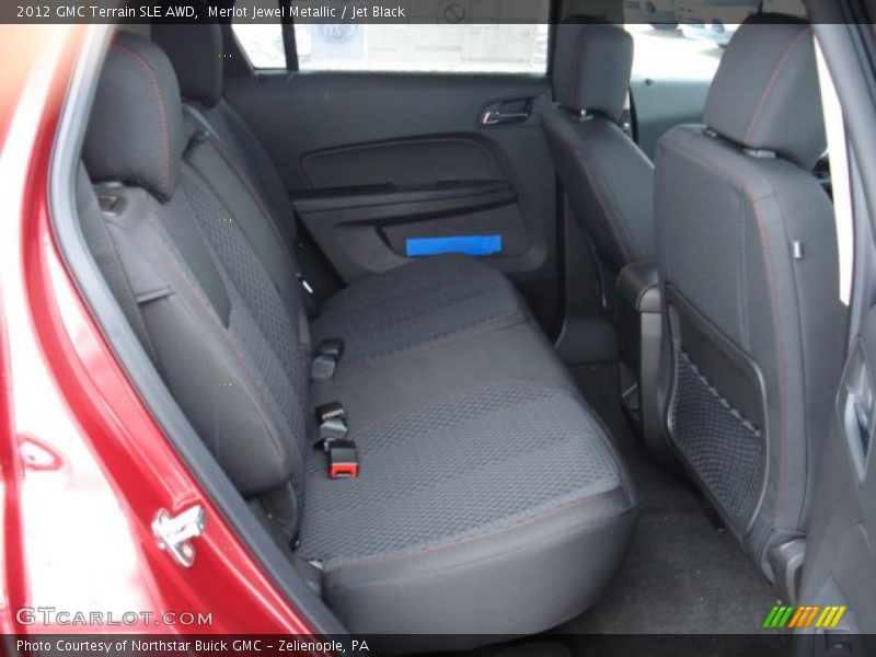 Merlot Jewel Metallic / Jet Black 2012 GMC Terrain SLE AWD