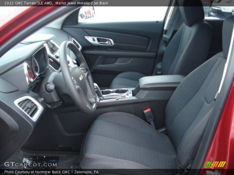 Merlot Jewel Metallic / Jet Black 2012 GMC Terrain SLE AWD