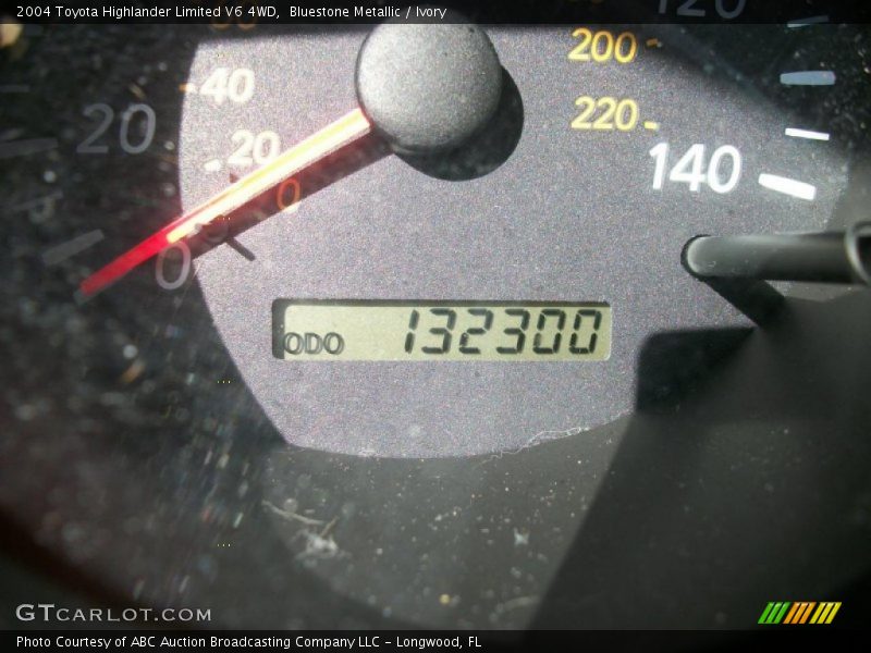 Bluestone Metallic / Ivory 2004 Toyota Highlander Limited V6 4WD