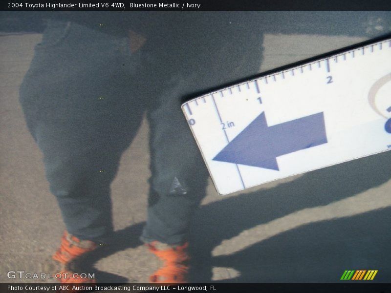 Bluestone Metallic / Ivory 2004 Toyota Highlander Limited V6 4WD