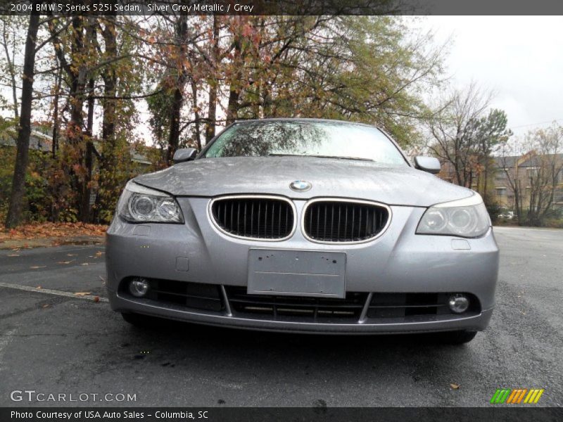 Silver Grey Metallic / Grey 2004 BMW 5 Series 525i Sedan