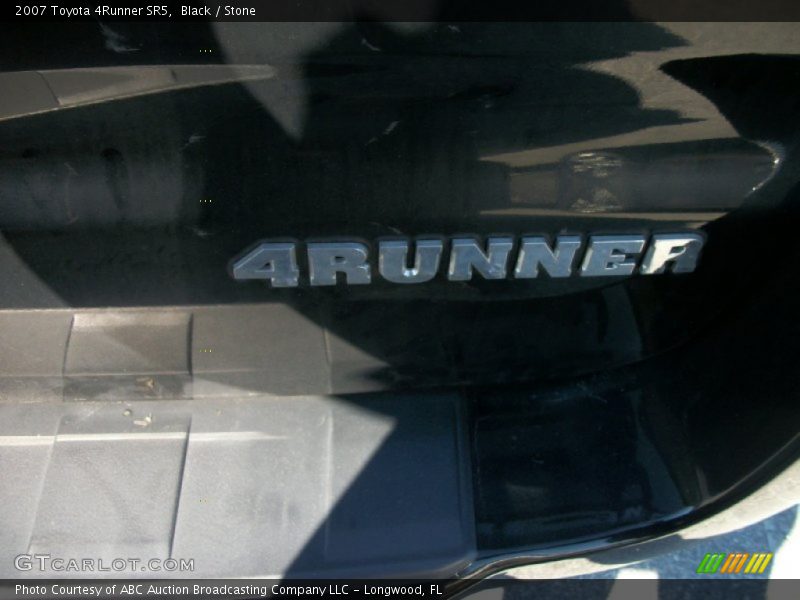 Black / Stone 2007 Toyota 4Runner SR5