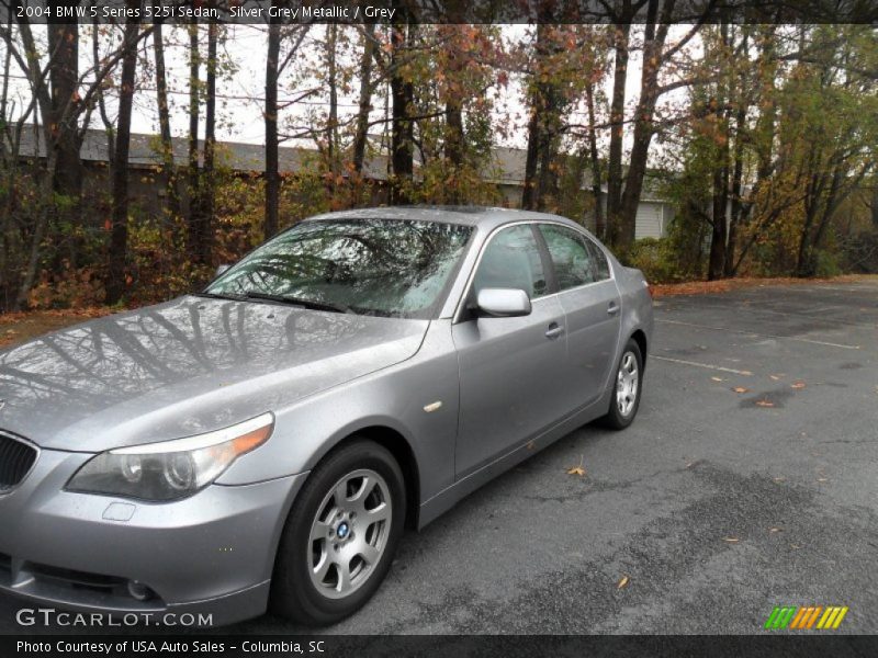 Silver Grey Metallic / Grey 2004 BMW 5 Series 525i Sedan