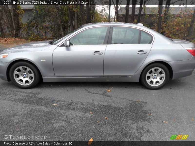 Silver Grey Metallic / Grey 2004 BMW 5 Series 525i Sedan