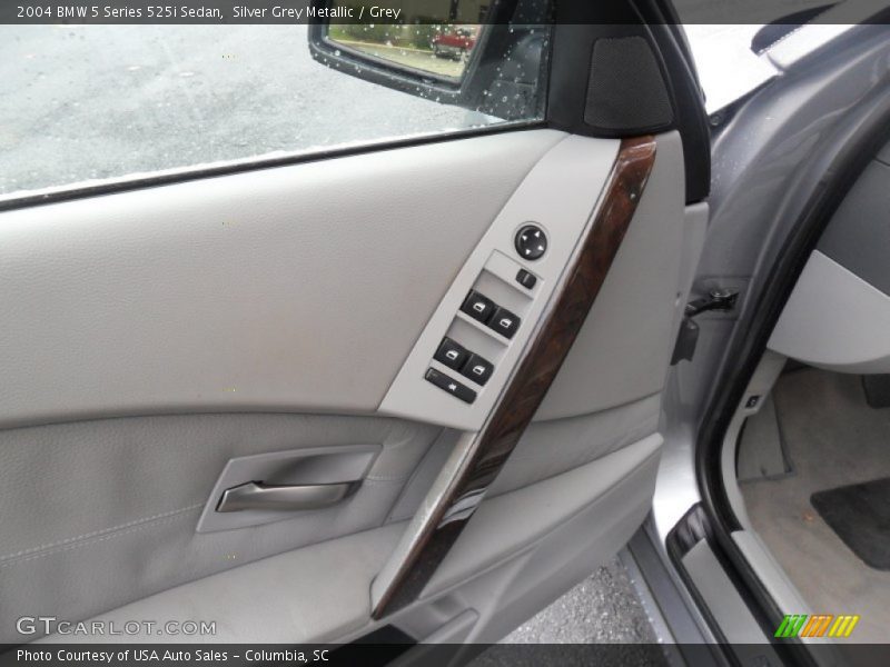 Silver Grey Metallic / Grey 2004 BMW 5 Series 525i Sedan