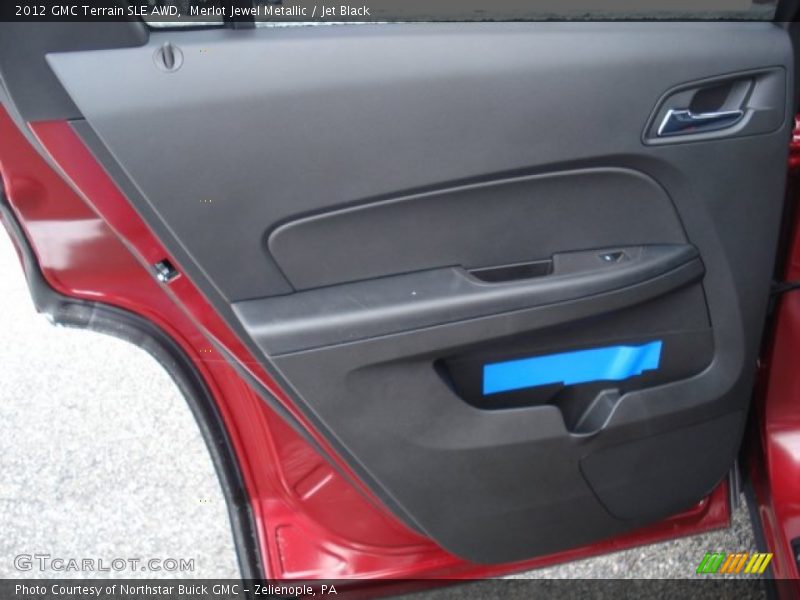 Merlot Jewel Metallic / Jet Black 2012 GMC Terrain SLE AWD