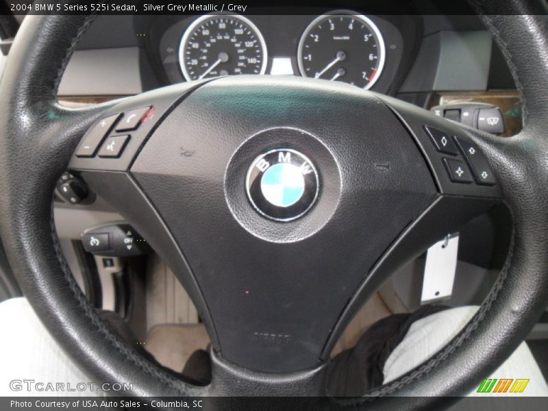 Silver Grey Metallic / Grey 2004 BMW 5 Series 525i Sedan