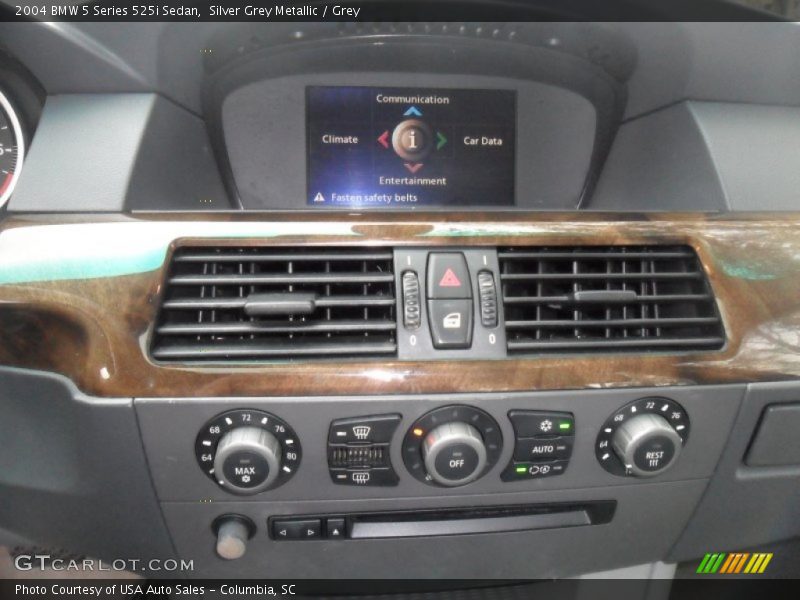 Silver Grey Metallic / Grey 2004 BMW 5 Series 525i Sedan