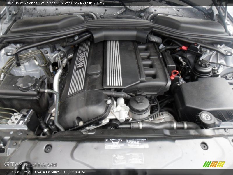 Silver Grey Metallic / Grey 2004 BMW 5 Series 525i Sedan