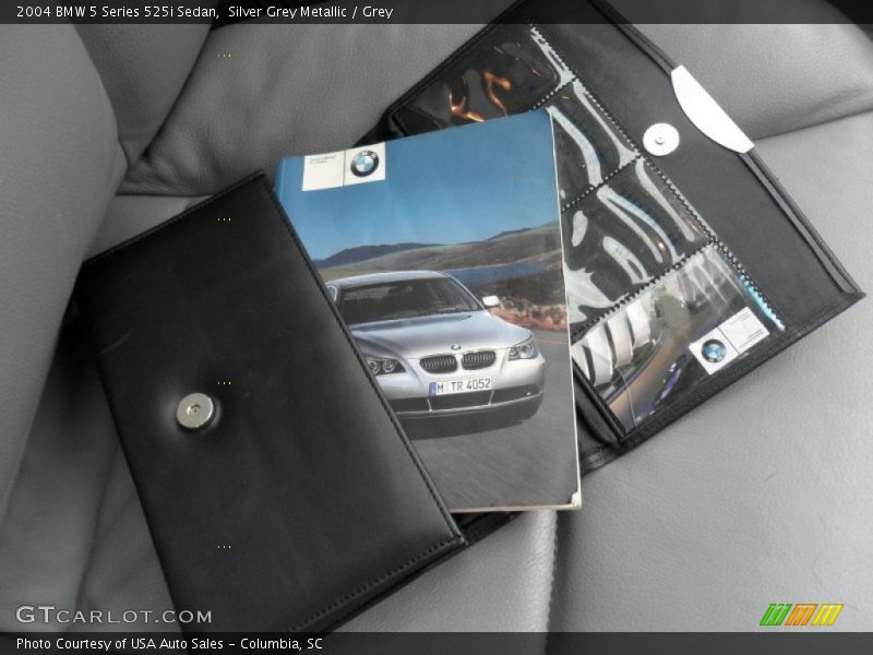 Silver Grey Metallic / Grey 2004 BMW 5 Series 525i Sedan