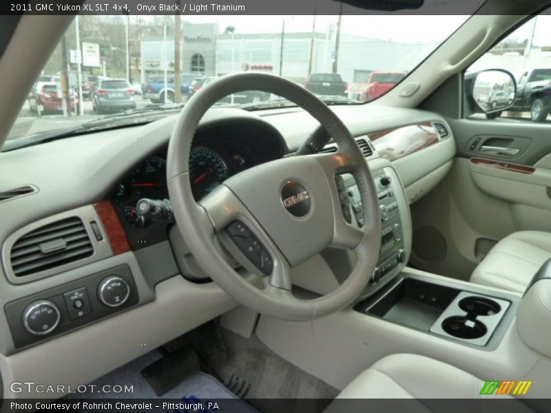 Light Titanium Interior - 2011 Yukon XL SLT 4x4 