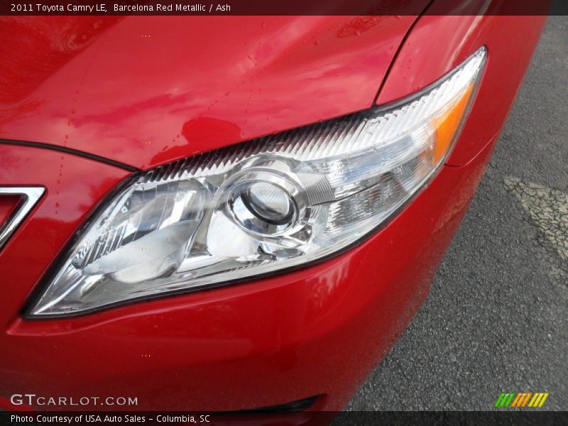 Barcelona Red Metallic / Ash 2011 Toyota Camry LE